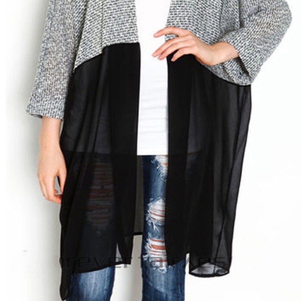 🌸Host Pick🌸Chiffon splicing cardigan 🌸 - Picture 2 of 2